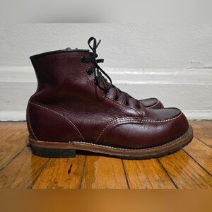 Red Wings 2010 9US/8UK 9010 Beckmann Black Cherry Moc Toe Boots Workwear